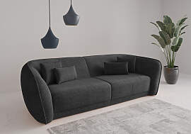 Big-Sofa SIT & MORE "Neapel", grau