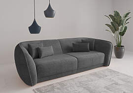 Big-Sofa SIT & MORE "Neapel", grau,