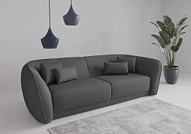 Big-Sofa SIT & MORE "Neapel", grau