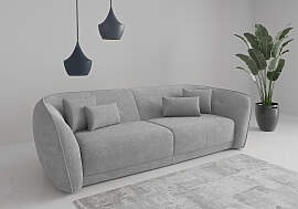 Big-Sofa SIT & MORE "Neapel", grau