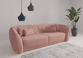 Big-Sofa SIT & MORE "Neapel", rosa