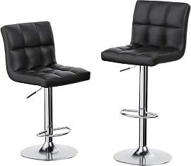 bigzzia Barhocker 2er Set, Barhocker mit Lehne,