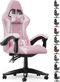 bigzzia Gaming Stuhl Ergonomisch, Gaming Sessel,