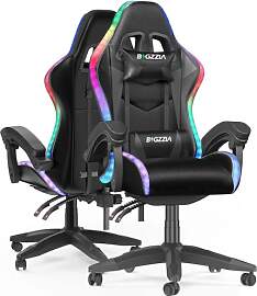 bigzzia Gaming-Stuhl mit RGB-Computerstuhl mit