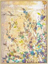 Bild Gemälde Flower Meadow, Leinwanddruck mit