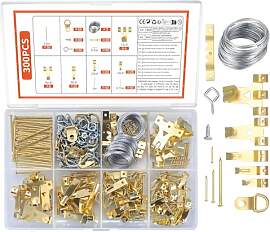 Bilderhaken Bildaufhänger Set, 300 Stück Haken