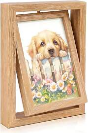 Bilderrahmen 10x15, Drehbarer 360° Photo Frame,