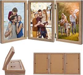 Bilderrahmen 3 Bilder 10x15 cm, Bilderrahmen