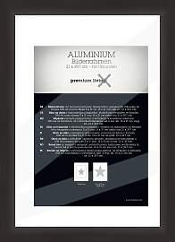 Bilderrahmen Aluminium ca. 21x29,7cm