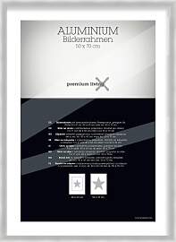 Bilderrahmen Aluminium ca. 50x70cm