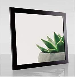 Bilderrahmen Diamond 60x70 cm Schwarz Matt ideal