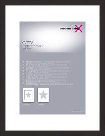 Bilderrahmen Gitta in Schwarz ca. 30x40cm