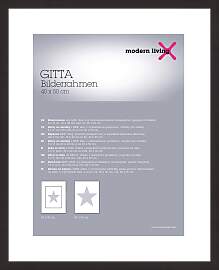 Bilderrahmen Gitta in Schwarz ca. 40x50cm