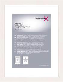 Bilderrahmen Gitta in Weiß ca. 18x24cm