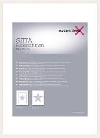 Bilderrahmen Gitta in Weiß ca. 50x70cm