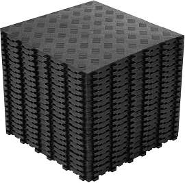 bimiti 20 Stück 40x40cm PVC Garagenboden,
