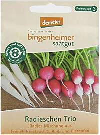 Bingenheimer Saatgut Radieschen Trio demeter bio
