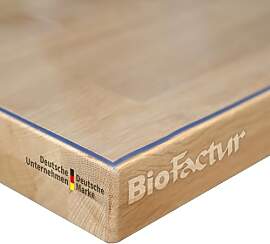 BioFactur Glasklar Tischfolie auf Maß -