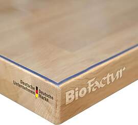 BioFactur Transparente Tischdecke rutschfest PVC
