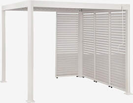 Bioklimatische Aluminium-pergola Mit Lamellen Und