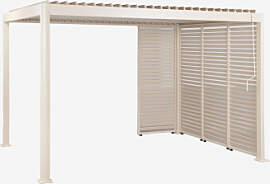 Bioklimatische Aluminium-pergola Mit Lamellen Und