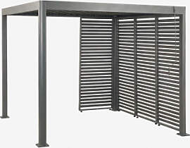 Bioklimatische Aluminium-pergola Mit Lamellen Und