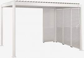 Bioklimatische Aluminium-pergola Mit Lamellen Und