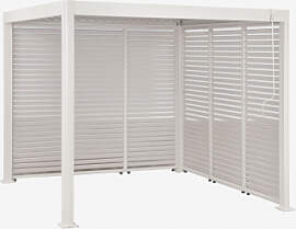 Bioklimatische Aluminium-pergola Mit Lamellen Und