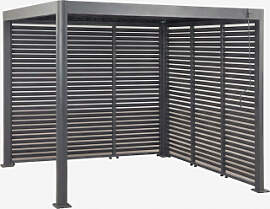 Bioklimatische Aluminium-pergola Mit Lamellen Und