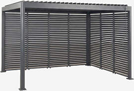 Bioklimatische Aluminium-pergola Mit Lamellen Und