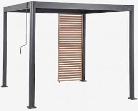 Bioklimatische Aluminiumpergola Mit Lamellen Und