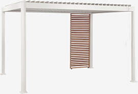 Bioklimatische Aluminiumpergola Mit Lamellen Und