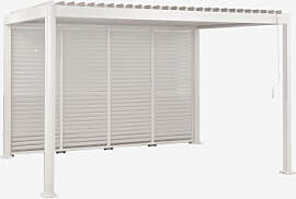 Bioklimatische Aluminiumpergola Mit Lamellen Und