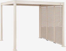 Bioklimatische Aluminiumpergola Mit Lamellen Und