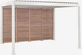 Bioklimatische Aluminiumpergola Mit Lamellen Und