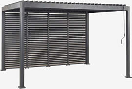 Bioklimatische Aluminiumpergola Mit Lamellen Und