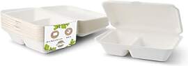 BIOZOYG Bio Einweg Bagasse Schalen Zuckerrohr