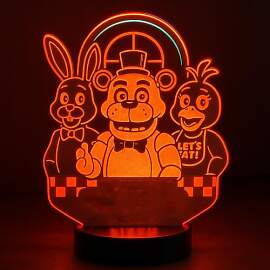 BIRBANN 3D Acryl Nachtlicht mit Tiermotiv –