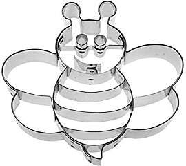 Birkmann 1010715110 Ausstechform Bienchen 9,2 cm,