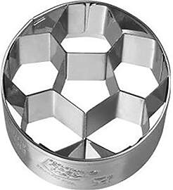 Birkmann, Ausstechform Fussball, 6,5 cm, Edelstahl