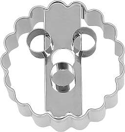 Birkmann, Ausstechform Linzer Löcher, 5 cm,