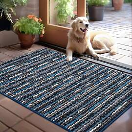 Biscpro Fußmatte 80x100cm Boho Teppich