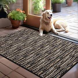 Biscpro Fußmatte 80x100cm Boho Teppich