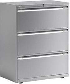 BISLEY Essentials Hängeregistraturschrank silber