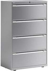 BISLEY Essentials Hängeregistraturschrank silber