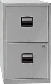 BISLEY Home PFA 2 Hängeregistraturschrank silber