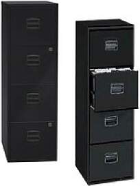 BISLEY Home PFA 4 Hängeregistraturschrank schwarz 