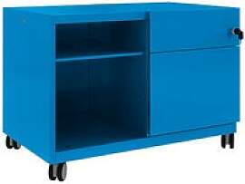 BISLEY Note™ Caddy Rollcontainer blau 2 Auszüge 