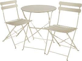 Bistrotisch Set Frieda, klappbar für 2 Personen - 