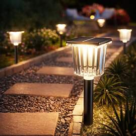 BITPOTT Solarlampen für Außen Garten,4 Stücke